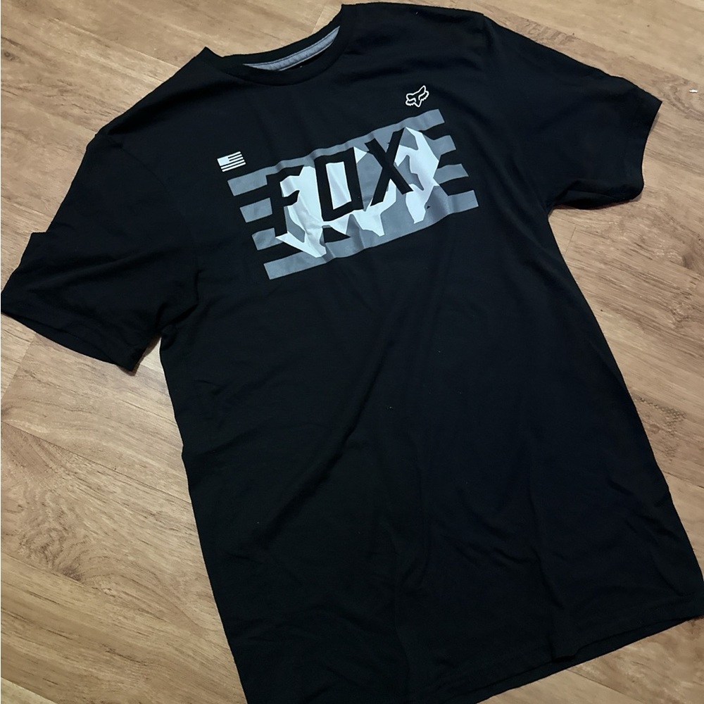 Fox Black Short Sleeve Tee